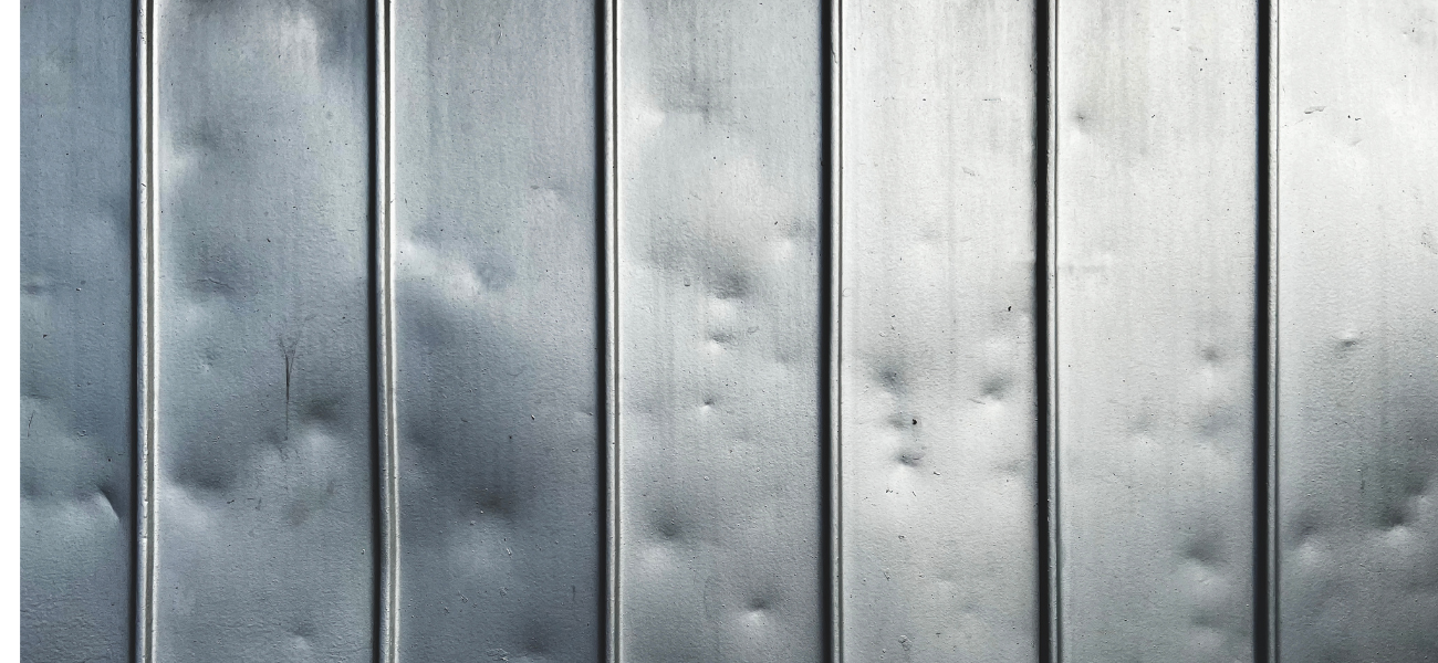 hail damaged metal roof